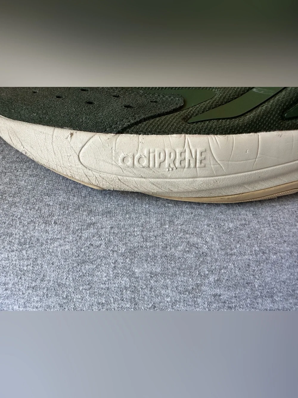 👟💚🏀 Men's Adidas Olive Green Athletic Sneakers, Sz. 13
